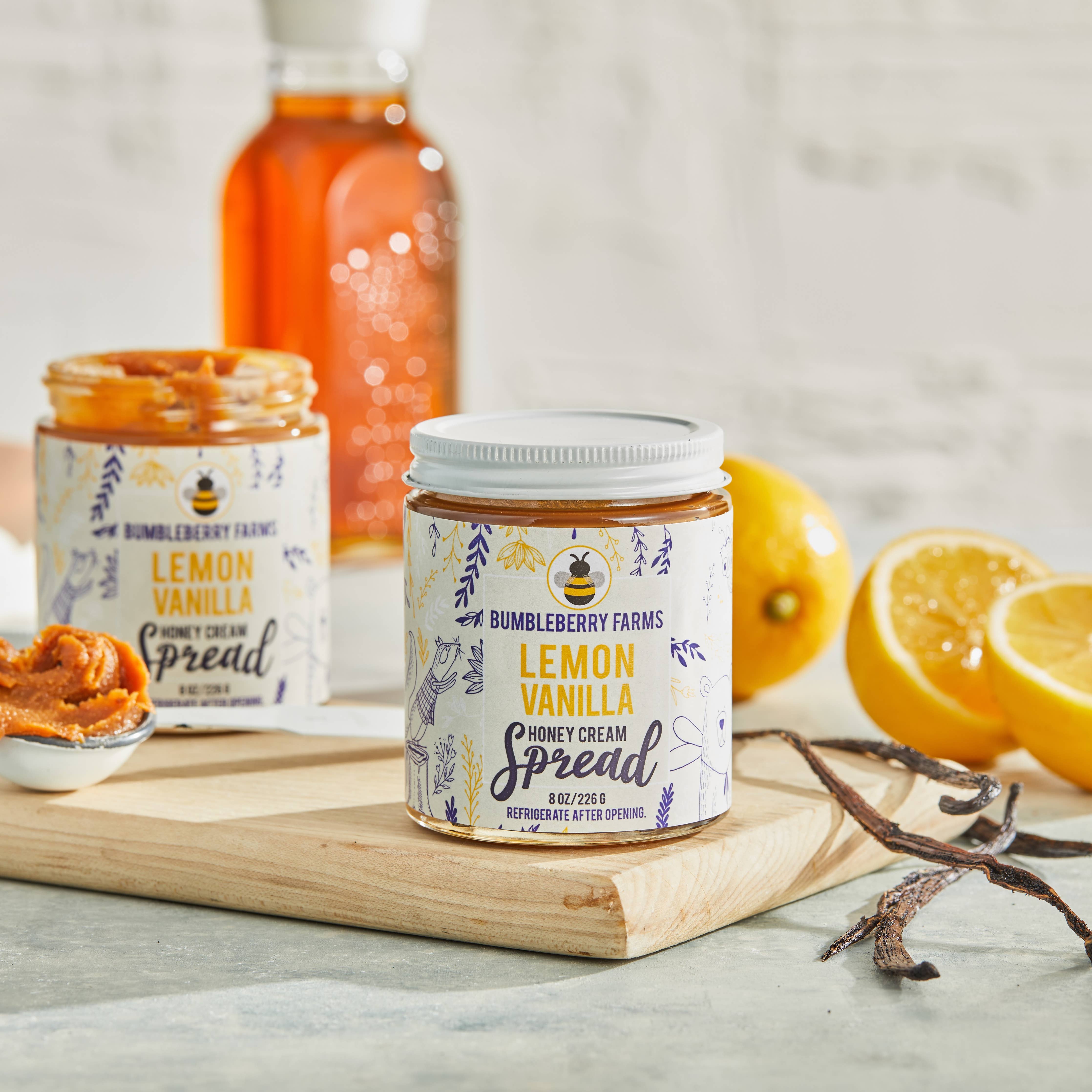 Bumbleberry Farms Lemon Vanilla Honey Cream Spread