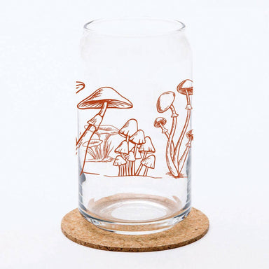 mushroom glass cup