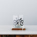 Mountain Bike Rocks Glasses showcasing the stylish design, perfect for cocktails, milk, or as a unique pencil cup.