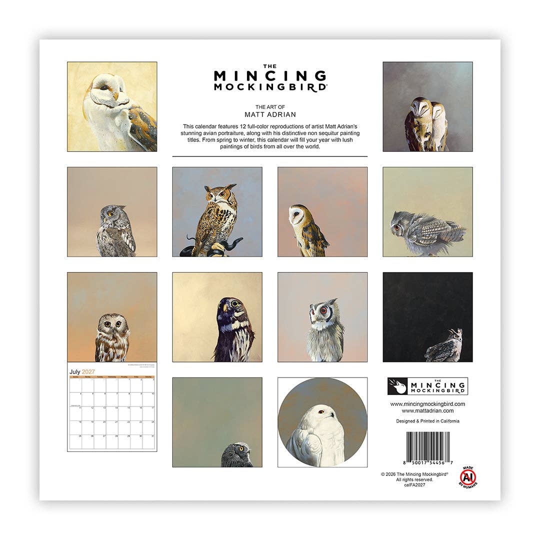 Matt Adrian Fine Art 2027 Calendar