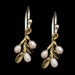 Add a touch of elegance with Flowering Thyme Dainty Wire Earrings, crafted in hand patinated bronze and accented with white freshwater pearls—perfect for when you want to look enchanting without actually turning into a fairy!