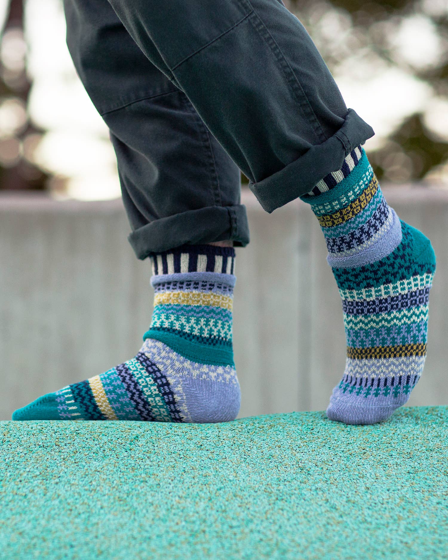 Agave Crew Socks