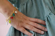 gemstone charm bracelet