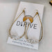 Herkimer Diamond Teardrop Earrings - Sparkly gems making you the star of the show, even if it's just in your living room!