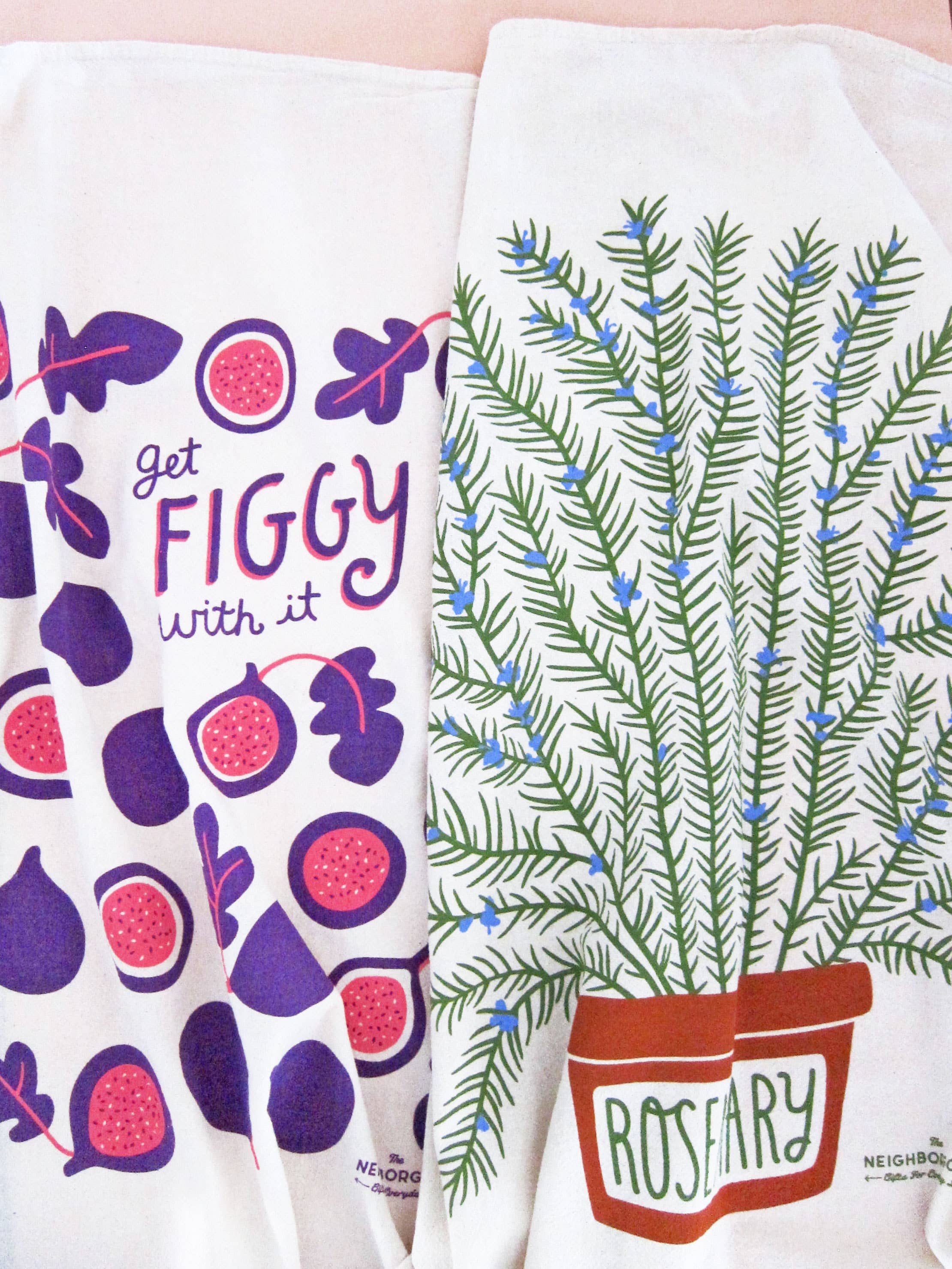 Rosemary & Fig (Rosemary, Fig) Tea Towels - Set of 2