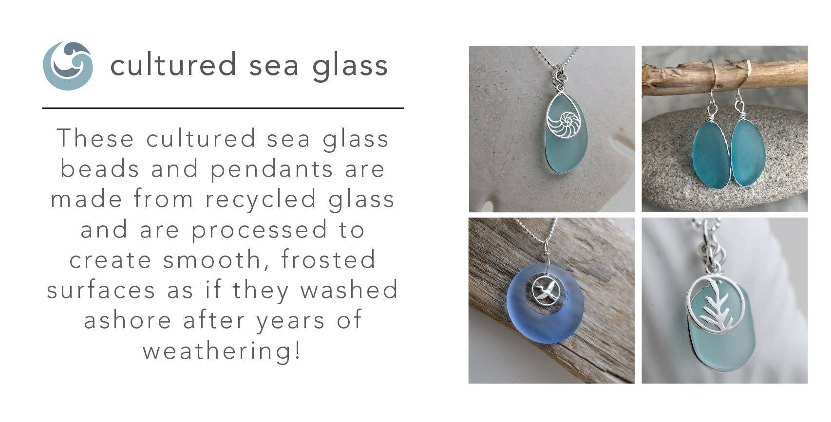 Organic Eco Glass Earrings – Recycled Glass, .925 Silver,  : PERIWINKLE