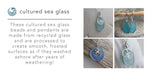 Cultured Sea Glass with images of jewelry