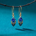 KE-8398 18K Gold Plate Crystal Petite Seed Earrings - Who knew dainty could be this eye-catching? These earrings are the secret ingredient for your glam recipe!