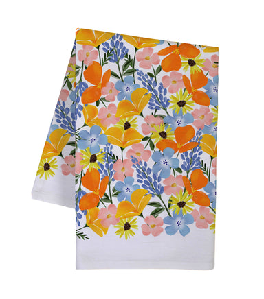 Native Blooms Tea Towel
