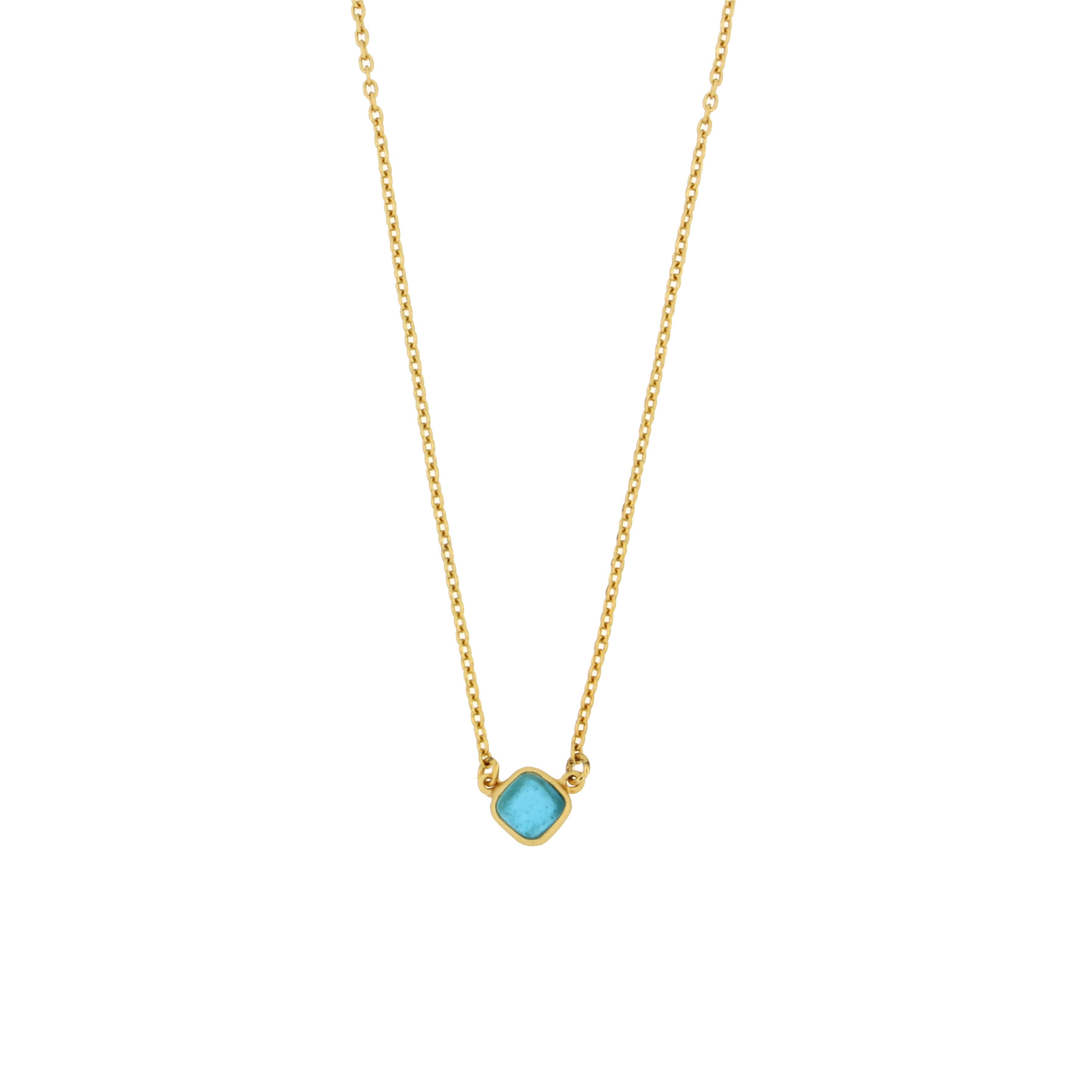 Bubble Diamond 16" Adjustable Dainty Pendant by Michael Vincent Michaud, looking exquisite with its bronze and 18k gold finish, guaranteed to add a sparkly touch to your outfit - or at least make you the shiniest person in the room!