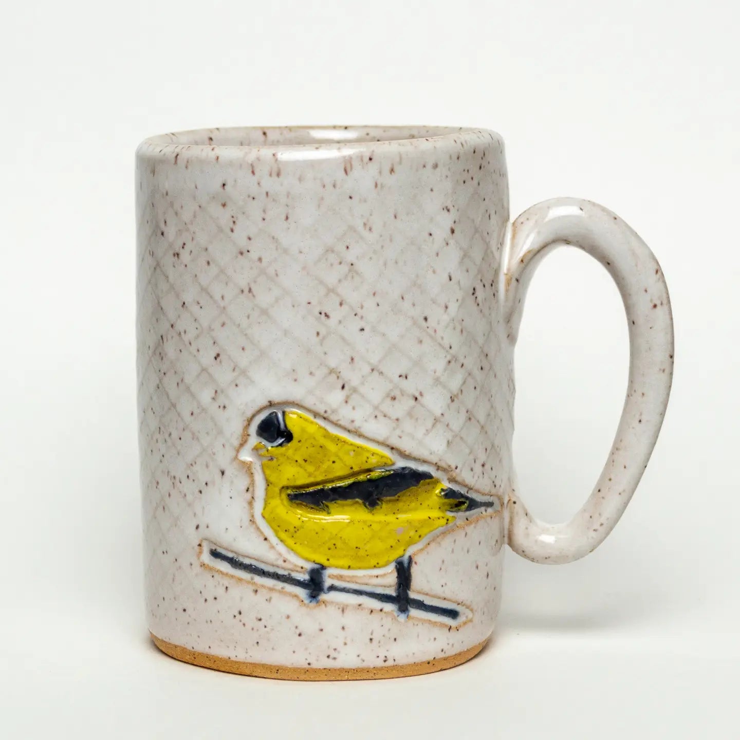 Handmade Ceramic Bird Mugs | 14oz