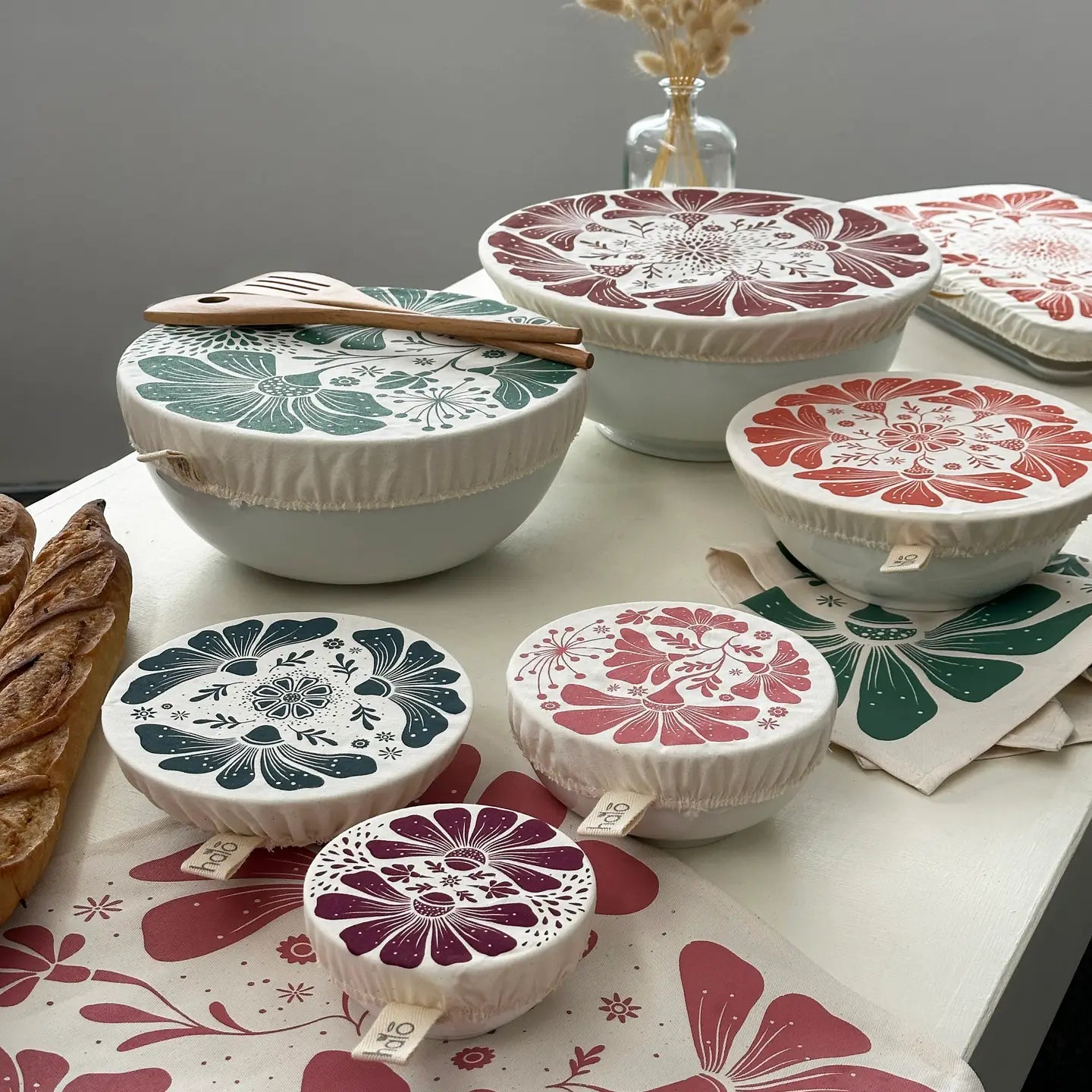 Cotton Dish Covers | Retrobloom