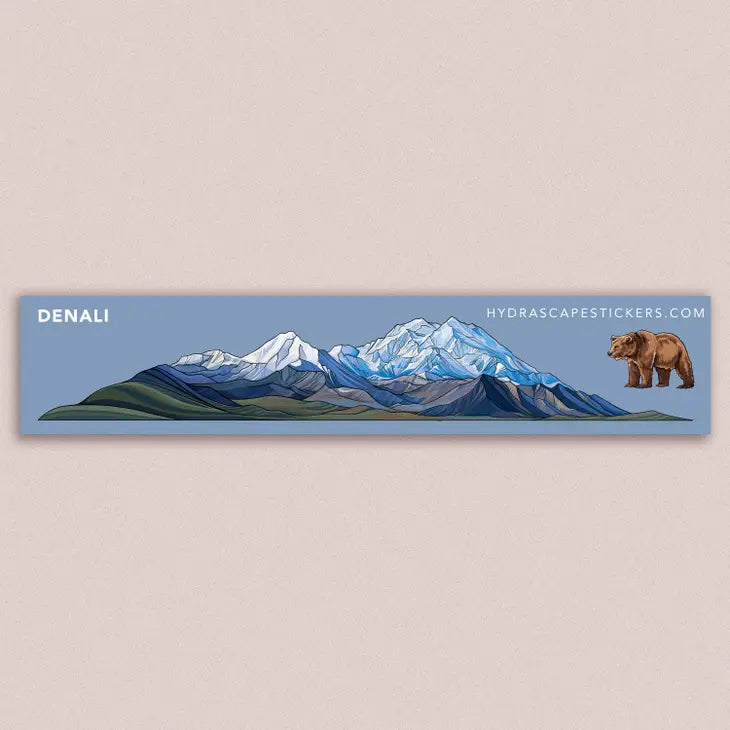 Denali landscape stickers