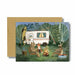 Camping blank greeting card