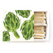 Celebration Candle Matches featuring hand-painted artichoke designs by Abigail Jayne Design. Unique stationery product perfect for gifting.