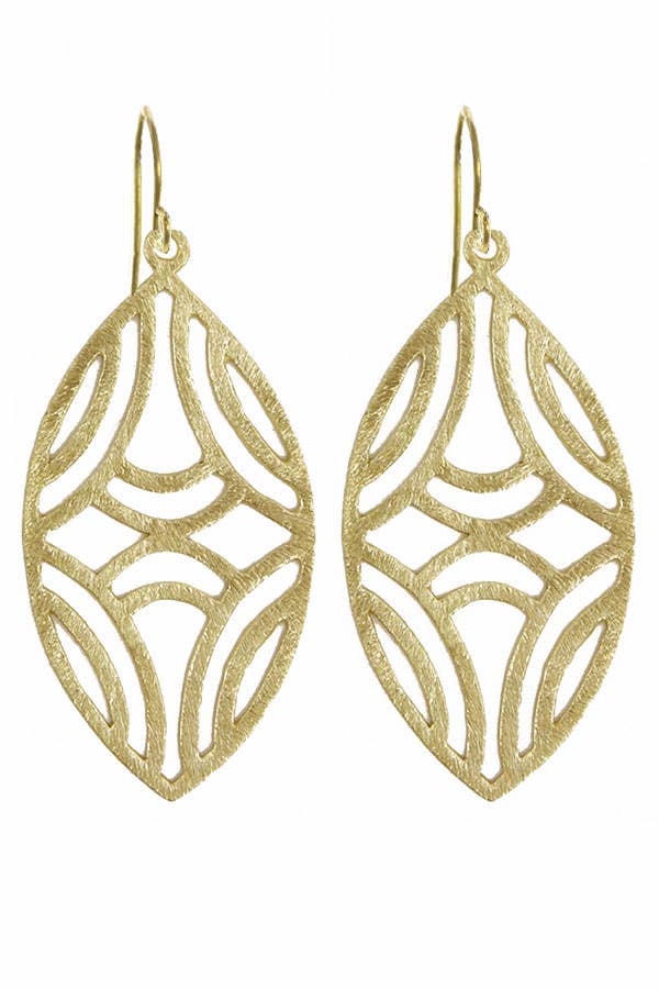 Geometric Shield Earrings