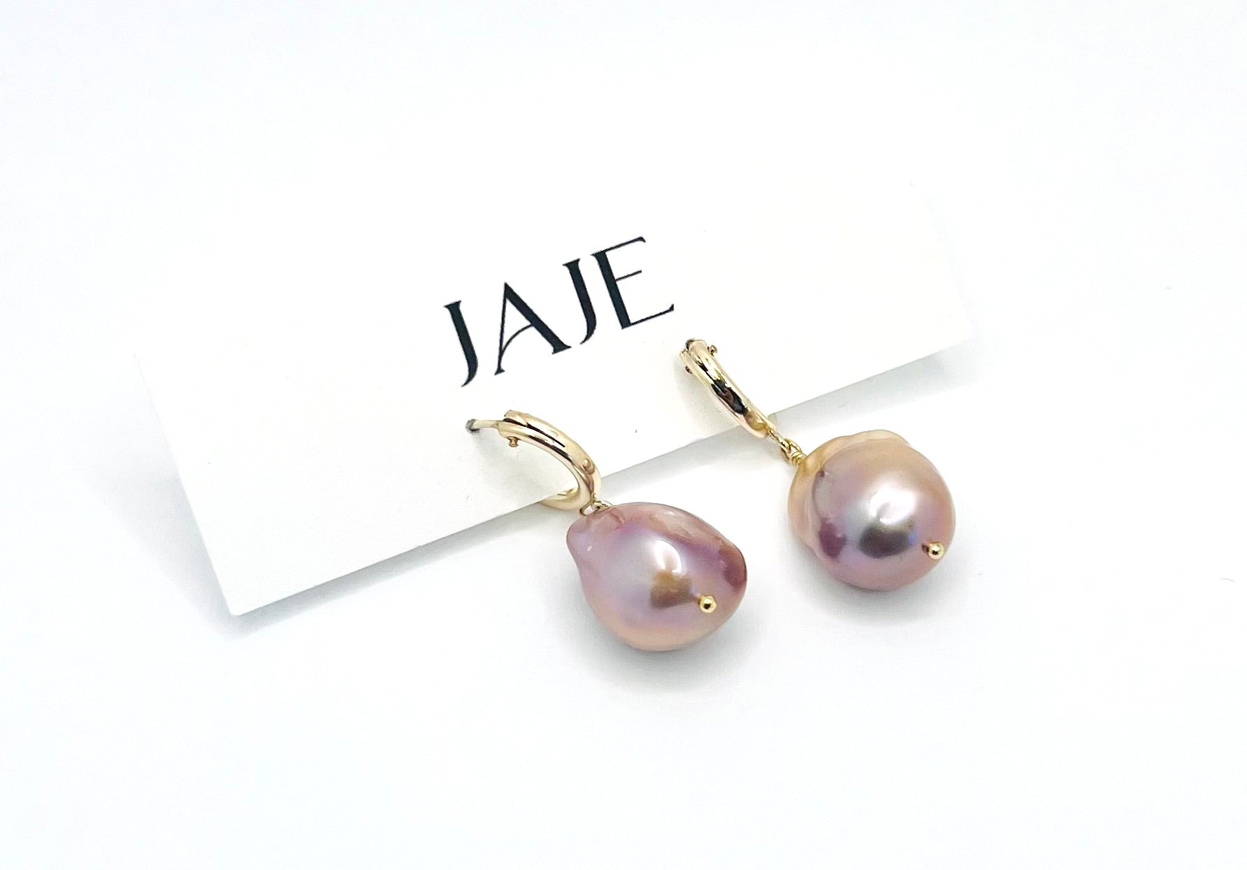 Pearl Leverback Earrings