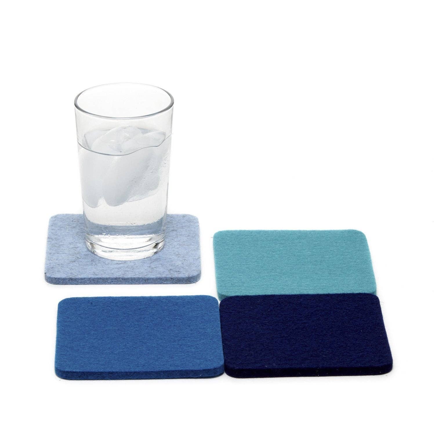 Felt Square Coaster | Set of 4 Multicolor