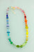 rainbow beaded necklace