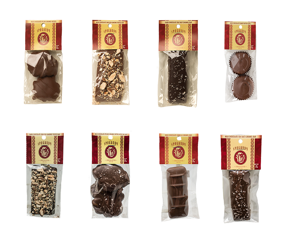 Assorted Spokandy Chocolate Candies