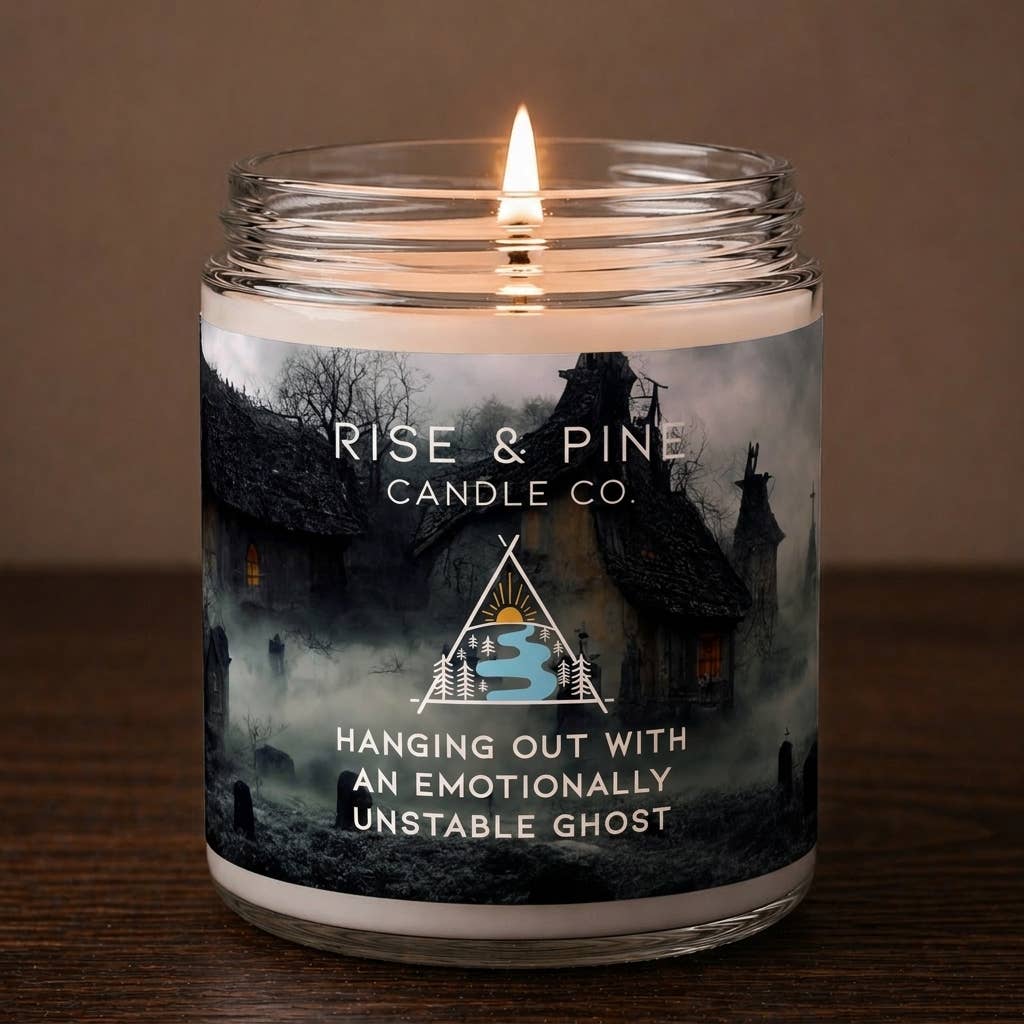 Haunted Ghost Soy Wax Candle - 9oz