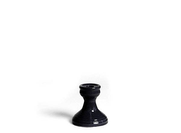 black candlestick holder