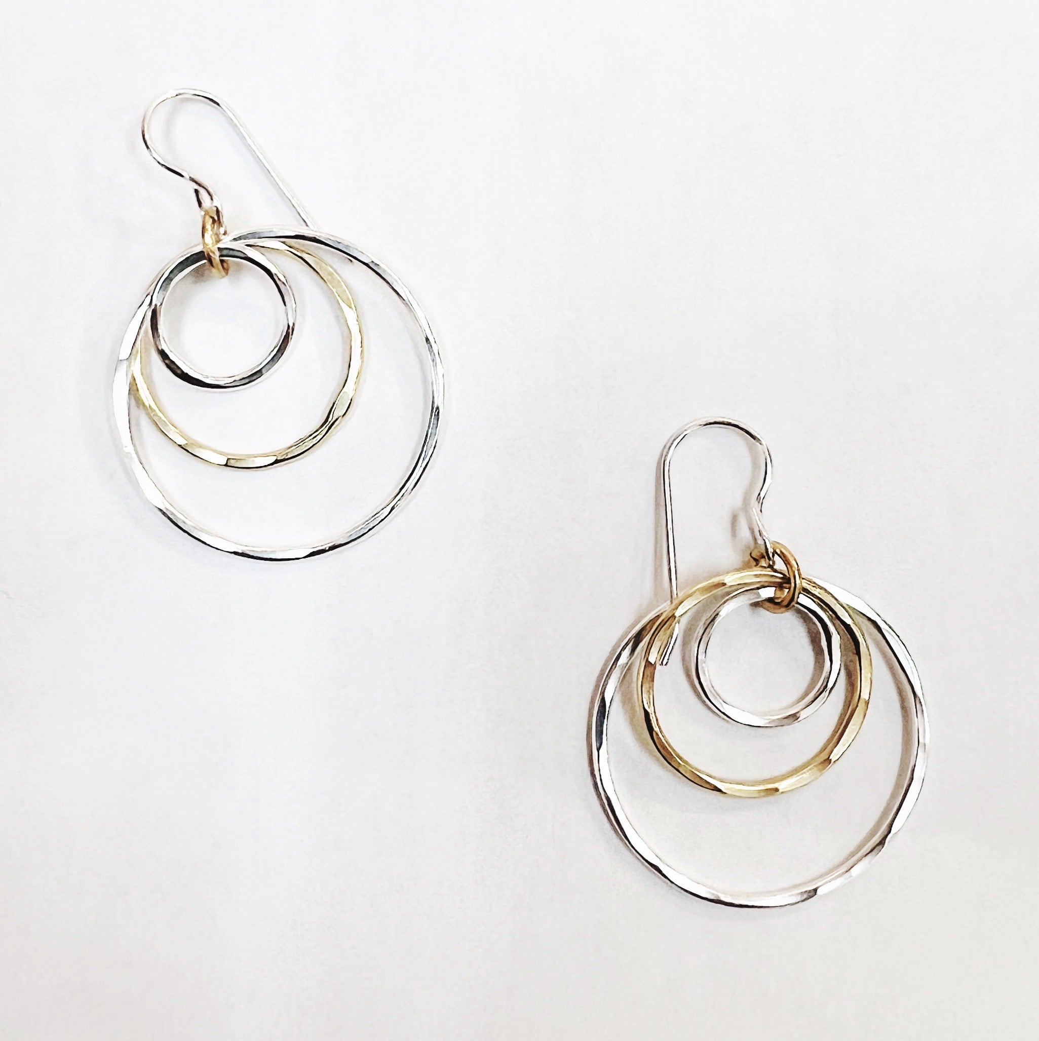 Tiered Circle Earrings