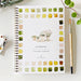 Garden watercolor workbook by Emily Lex Studio featuring simple outlined sketches perfect for painting with watercolors, suitable for both kids and adults.