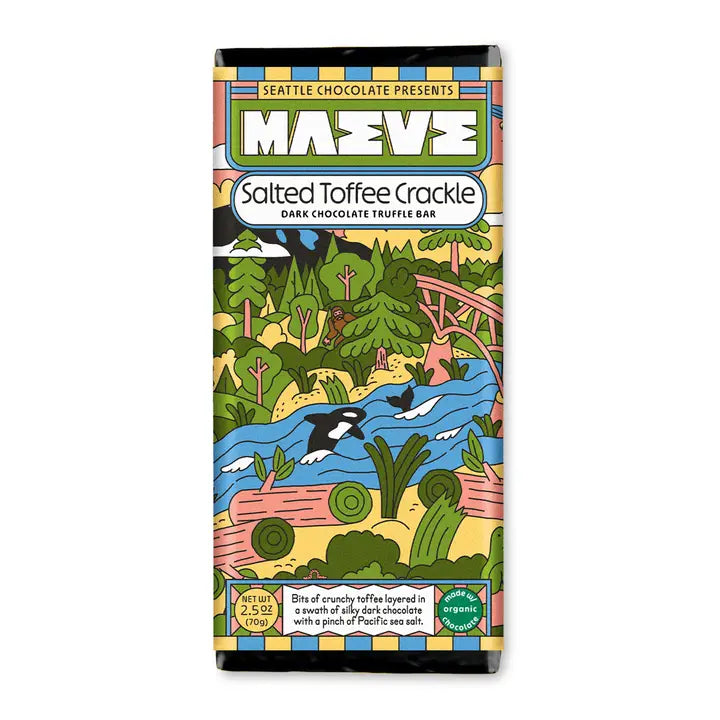 Seattle Chocolates Maeve Truffle Bars | Assorted Flavors