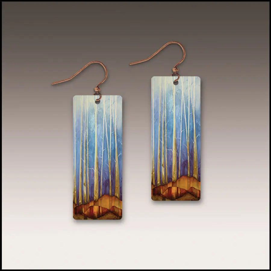 Abstract Rectangle Earrings