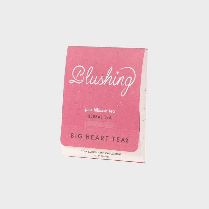 Blushing Pink Hibiscus Herbal Tea Big Heart tea