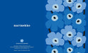 Blue Marimekko Notecards and Envelopes