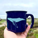 whale ceramic mug