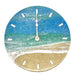 Beach wave wall clock