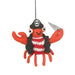 Pirate-themed crab ornament 