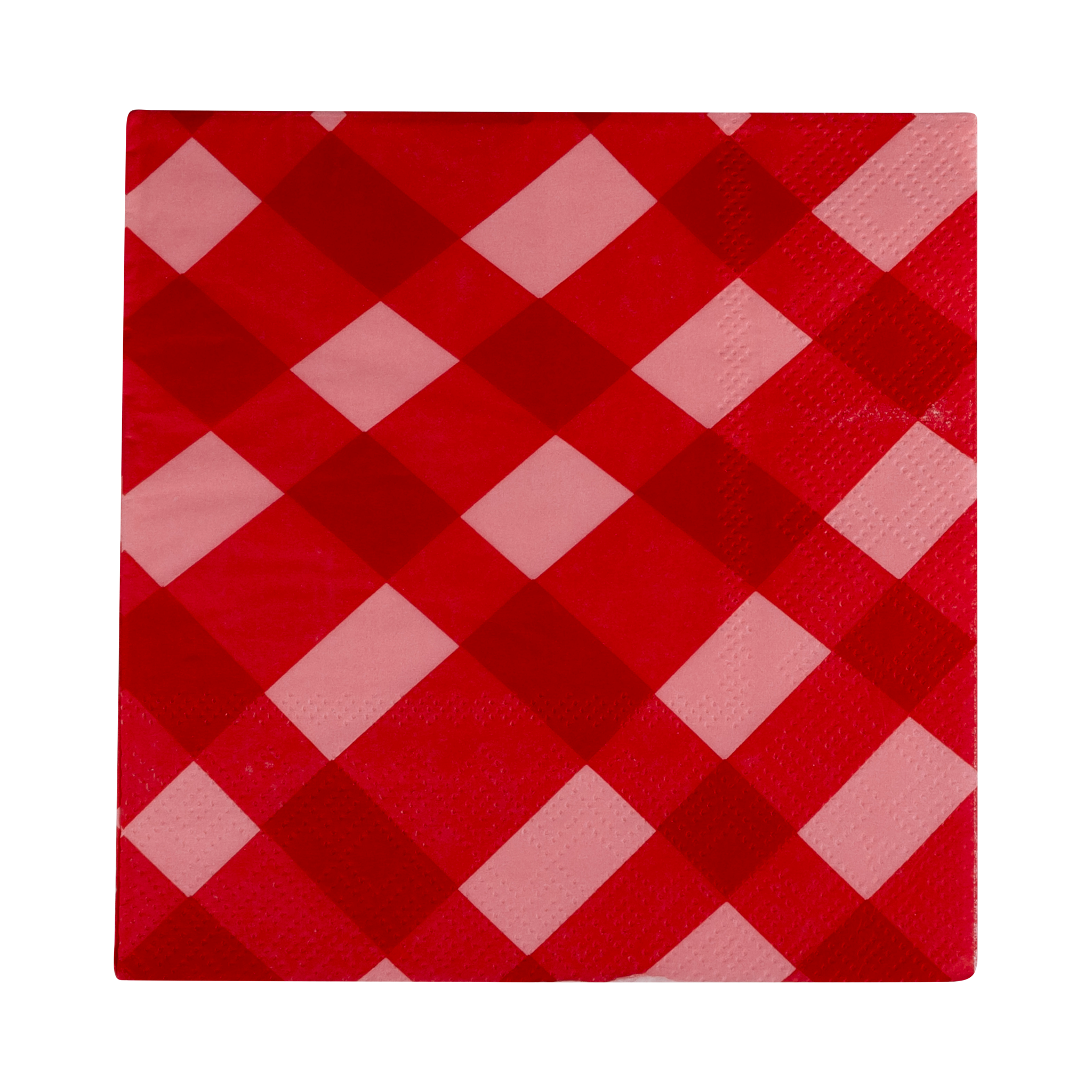 Plaid Cocktail Napkin