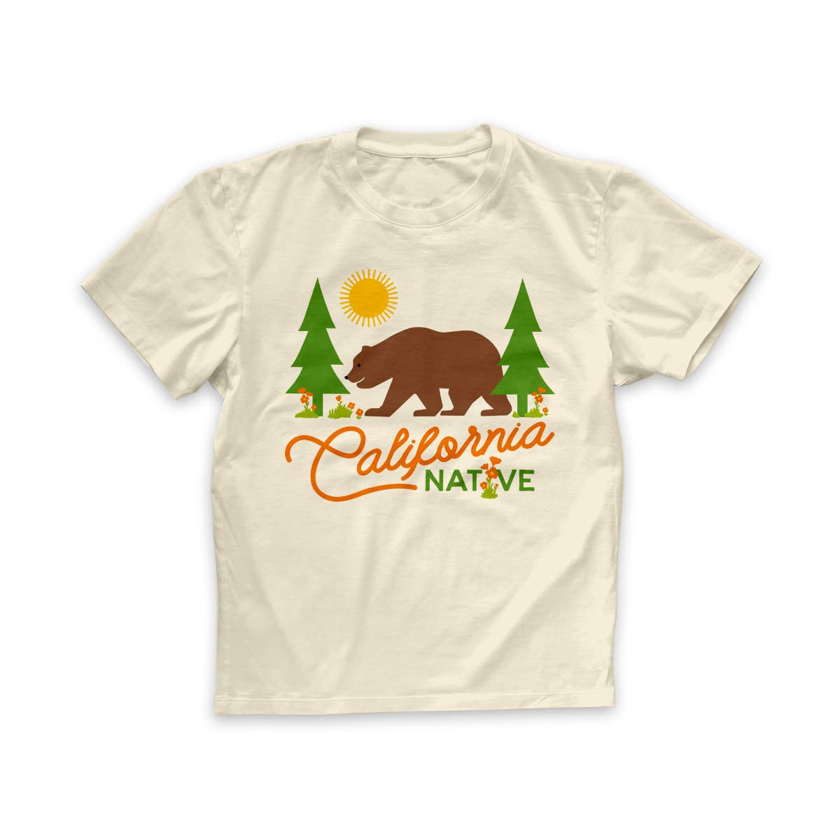 California Native with Bear Toddler T-Shirt