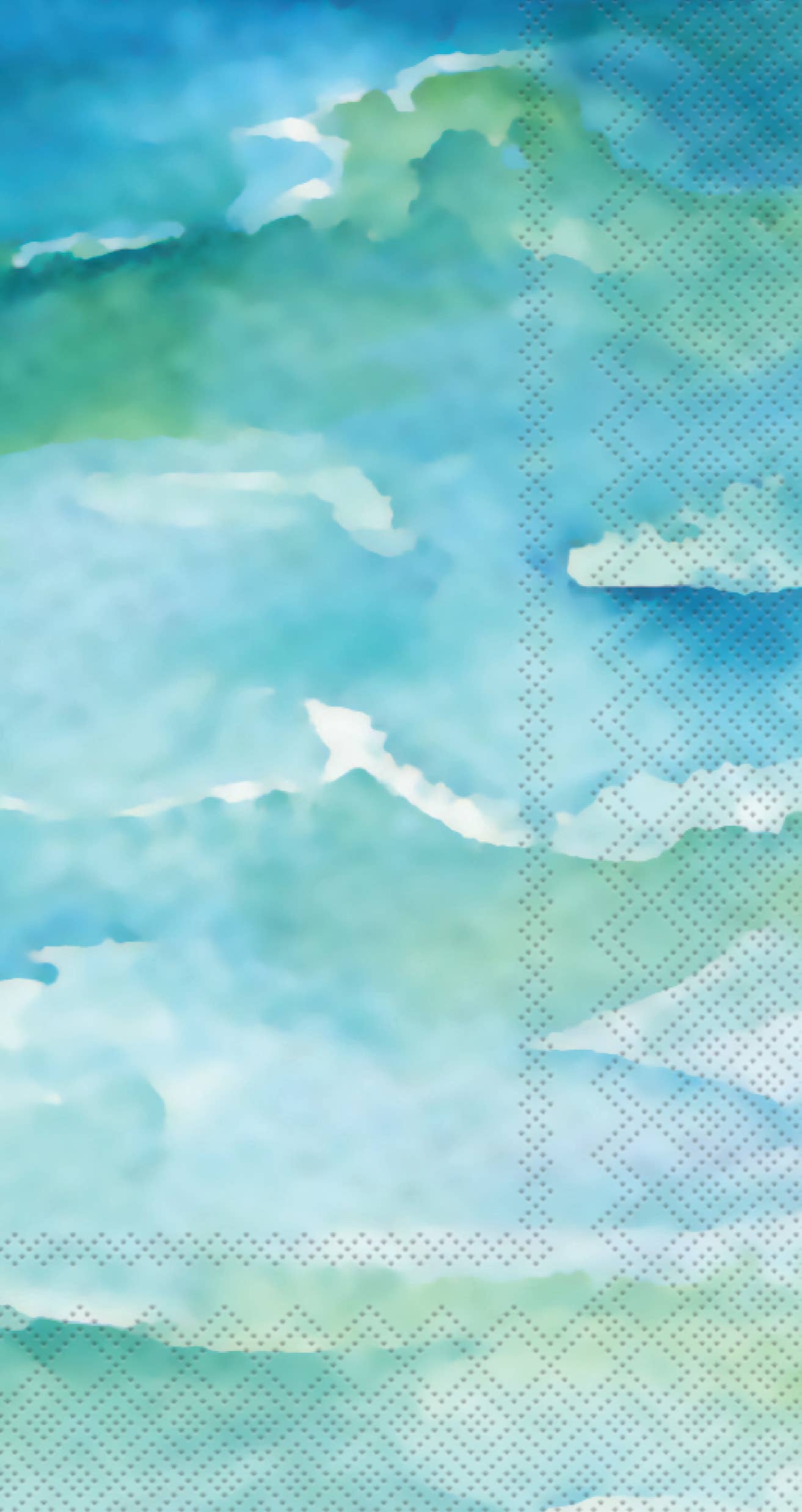 Paper Guest Towels 16 Ct Ocean Mangiacotti - Perfect for giving your guests a fancy touch, even if the only ocean they're seeing is the one on this towel!