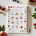 Colorful pages from the Fruit watercolor workbook featuring simple outlined fruit sketches designed for fun and easy painting for beginners and experienced artists.