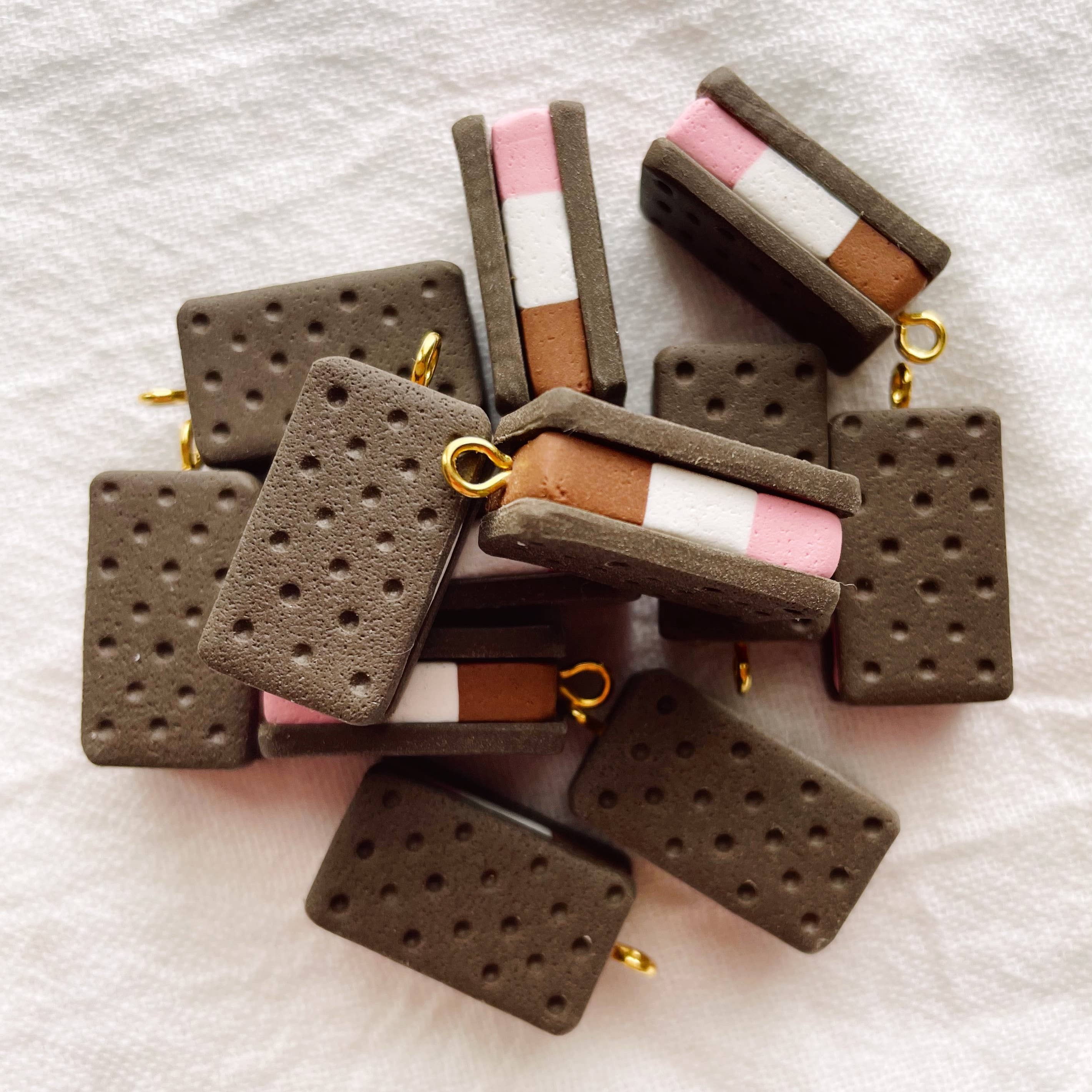 Ice Cream Sandwich Charm