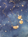 The Danica Earrings on a model, proving that wearing cosmic chic is the best way to keep your look out of this world!