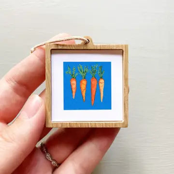Tiny Watercolor Framed Print | 1" Food