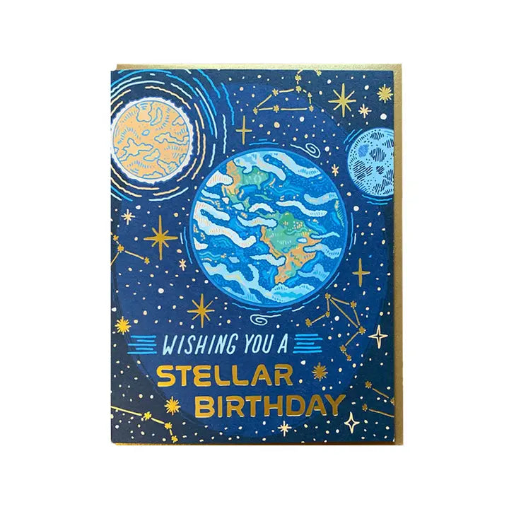 wishing you a stellar birthday Greeting Card