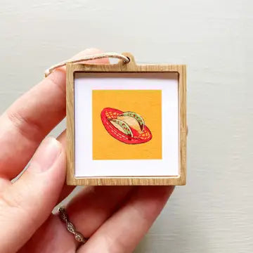 Tiny Watercolor Framed Print | 1" Food