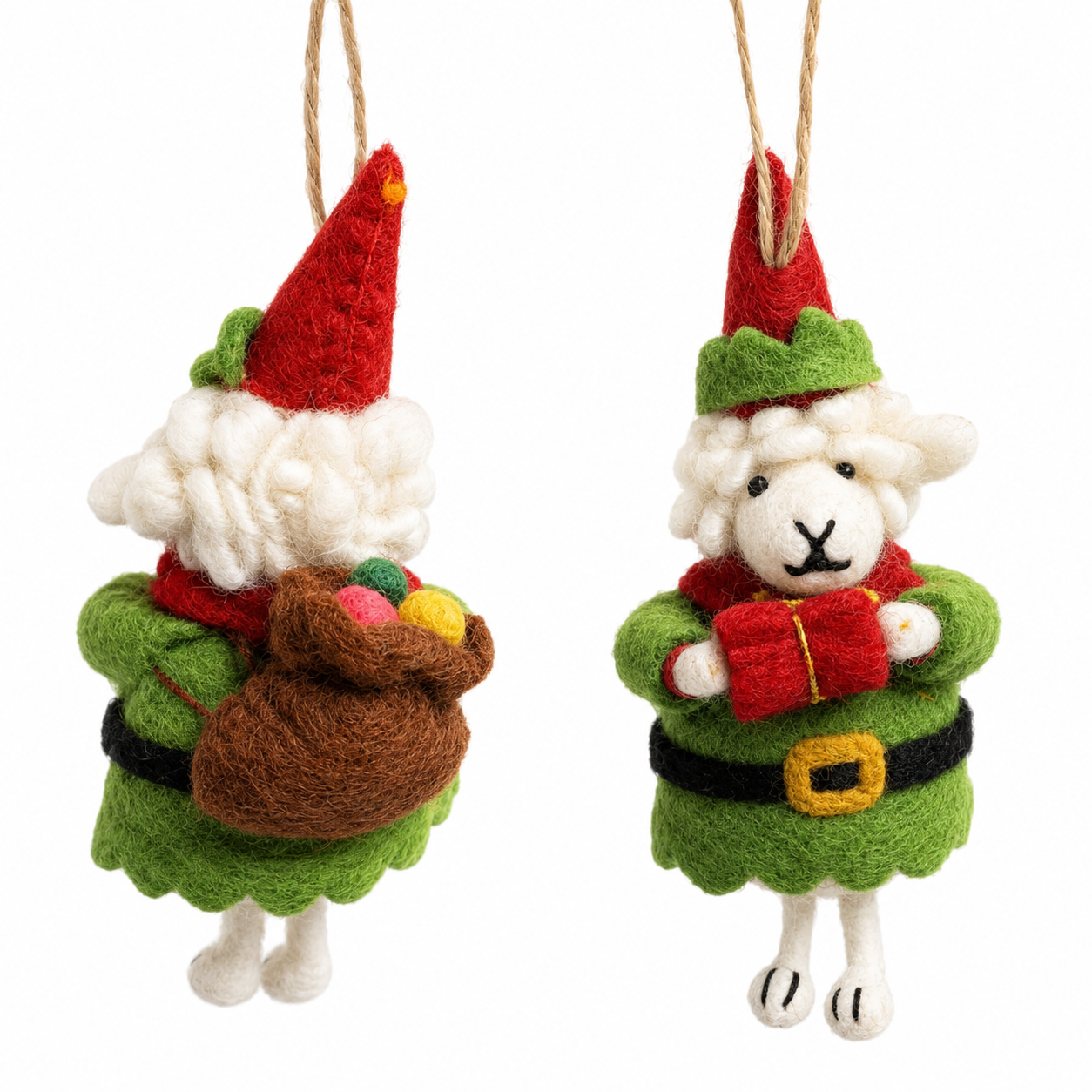 Elf Sheep Ornament