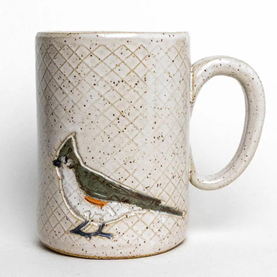 Handmade Ceramic Bird Mugs | 14oz