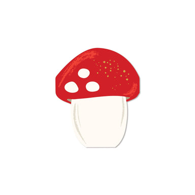 red mushroom die cut napkins