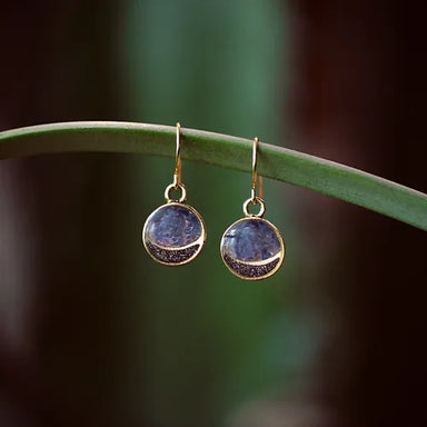 blue Gemstone drop earrings