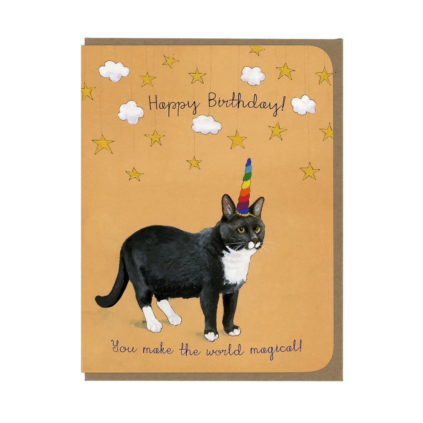 Happy Birthday You make the world magical Greeting Card
