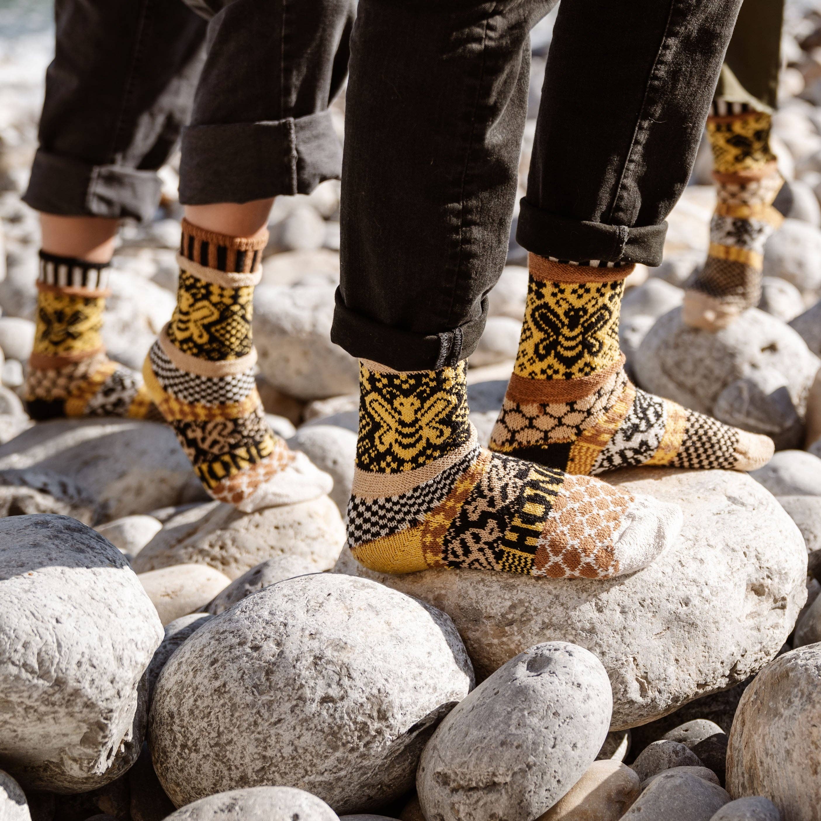 Honey Bee Crew Socks